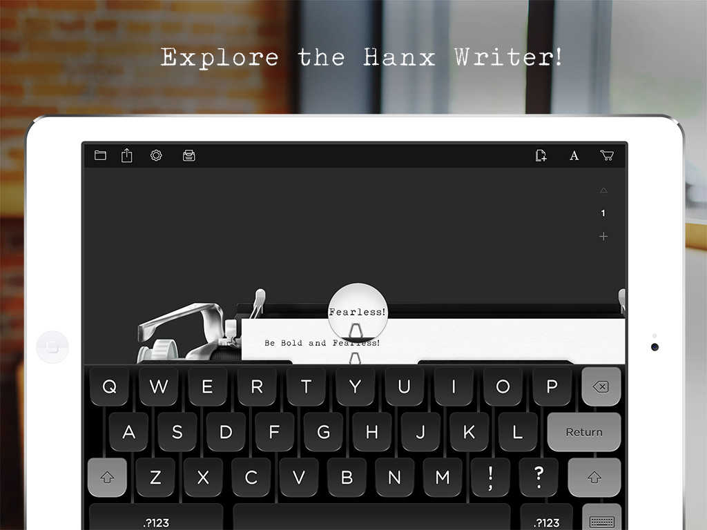 Hanx Writer Keyboard Design