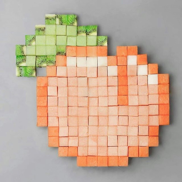 Pixel Art Food Photography von JOSE