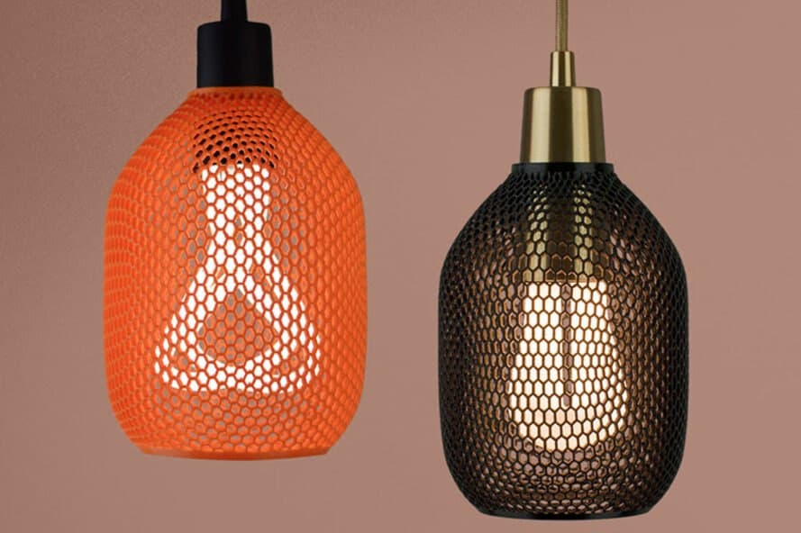 Plumen Hive - Kompostierbarer Lampenschirm aus dem 3D-Drucker