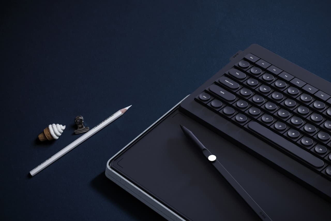 SLIDE Tastatur - Tablet - Design-Konzept